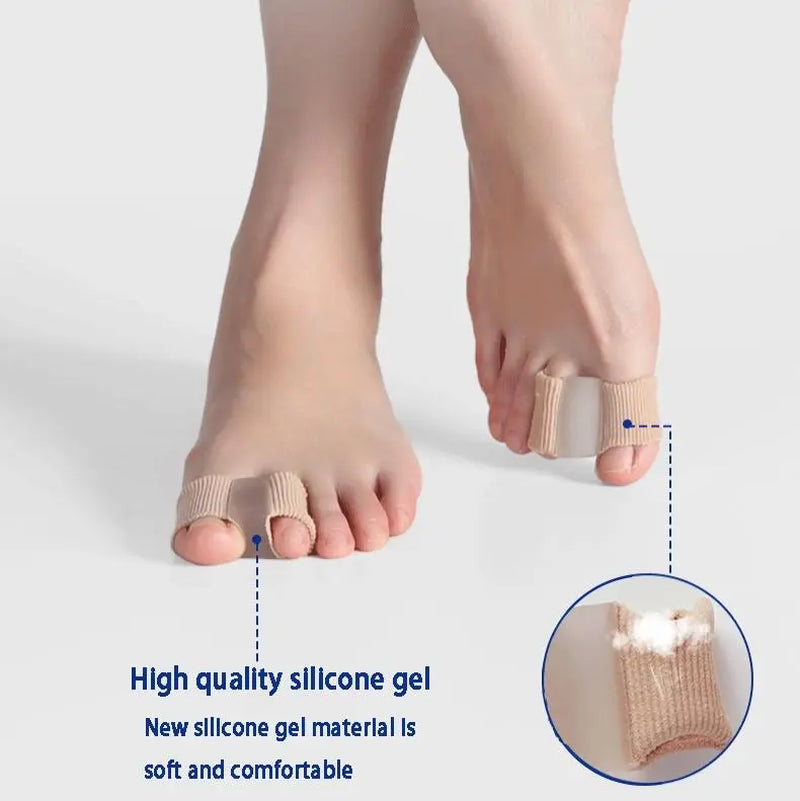 Silicone Toe Separators for Bunion Relief by Springtok - All-Day Comfort for Walking, Running, and Hiking | Bunion Corrector and Toe Sleeves Healthcare