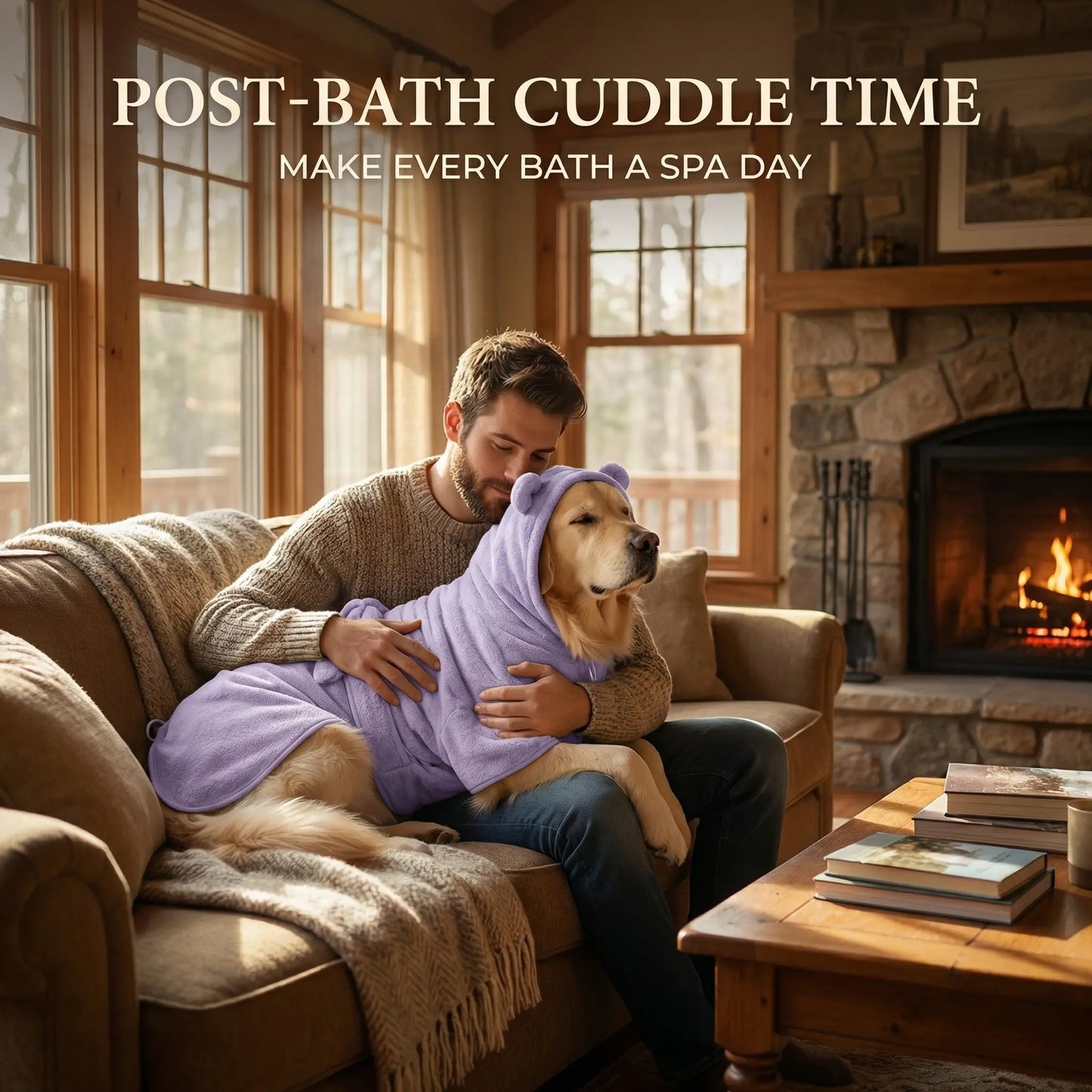 Transform Bath Time into a Cozy Experience with Our Quick-Dry Super Absorbent Pet Towel for Dogs of All Sizes!