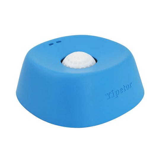 Yipetor Slow Feeder Dog Bowl with Built-In Rolling Ball for Liquids, No-Spill Bone Broth Licking Bowl, Versatile Puppy Yogurt Feeder for All Breeds, Ideal for Dietary Supplements and Post-Operative Nutrition