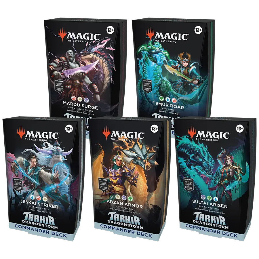 Unleash the Power of Dragons with the Tarkir Dragonstorm Commander Deck - Magic: The Gathering