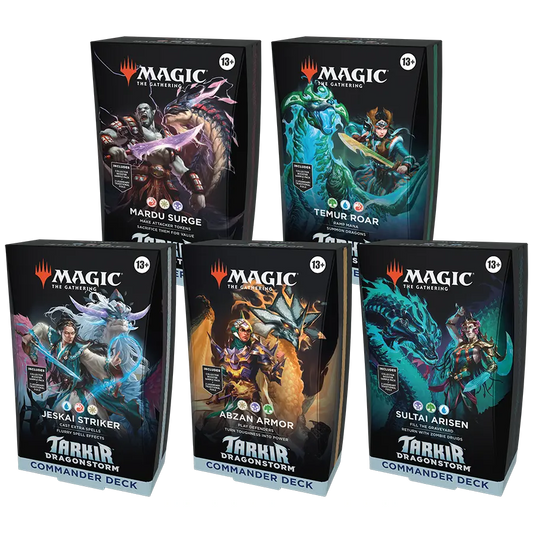 Unleash the Power of Dragons with the Tarkir Dragonstorm Commander Deck - Magic: The Gathering